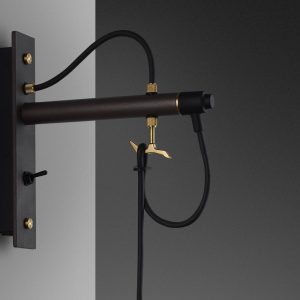 HOOKED WALL / NUDE / GRAPHITE / BRASS