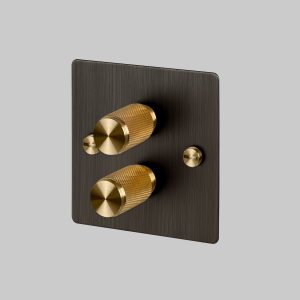 2G Dimmer Smoked Bronze / Brass