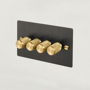 4G Dimmer Smoked Bronze / Brass