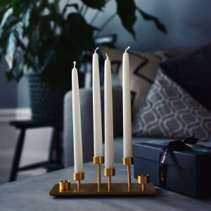 MACHINED / CANDELABRA / BRASS