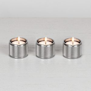 TEALIGHT CANDLE HOLDER / TRIPLE / STEEL