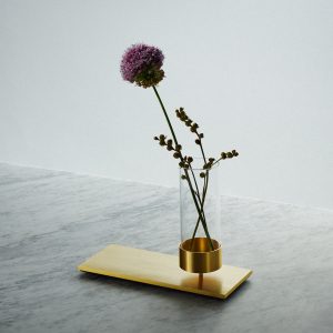 MACHINED / VASE / BRASS