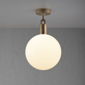 Forked Ceiling / Globe / Opal / Large