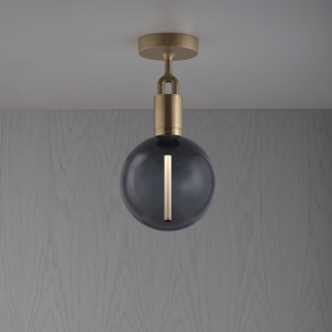 Forked Ceiling / Globe / Smoked / Medium